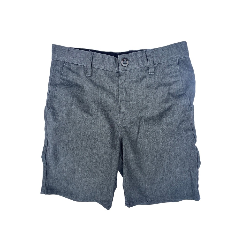 Volcom Mens Frickin Modern Fit Chino Shorts Gray Heather Size 27 Repreve